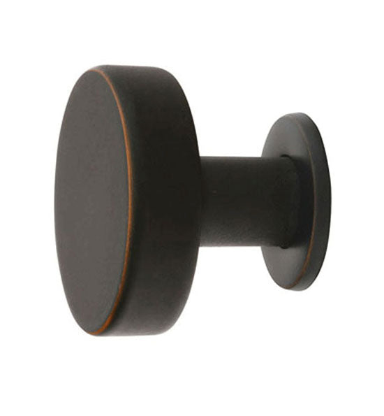 Antique Hardware Emtek 1 Inch Solid Brass Round Cadet Cabinet & Furniture Knob CABINET KNOB