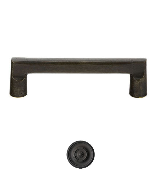 ##Antique Hardware## 10 1/2 Inch (10 Inch c-c) Sandcast Bronze Rail Cabinet & Furniture Pull