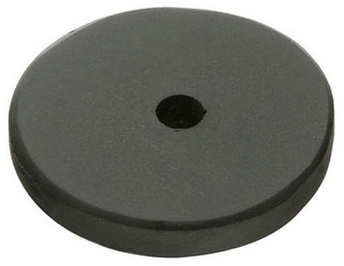 ##Antique Hardware## 1 1/4 Inch Sandcast Round Back Plate (Matte Black Finish)