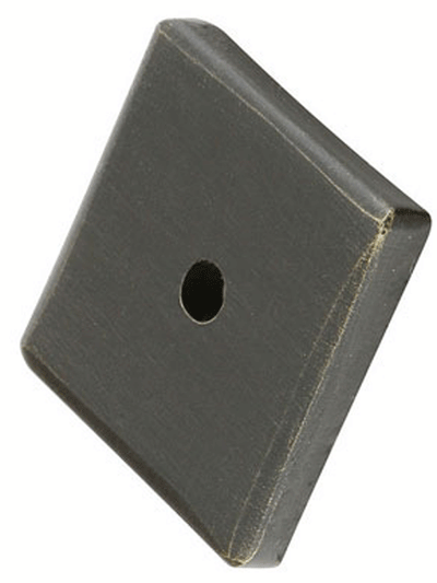 Antique Hardware 1 1/4 Inch Sandcast Square Back Plate KNOB-BACKPLATE