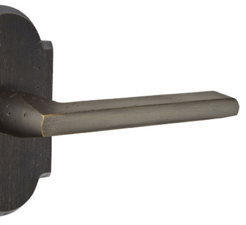 Antique Hardware Emtek Solid Brass Sandcast Lariat Lever With Arched Rosette EMTEK LEVER DOOR KNOB