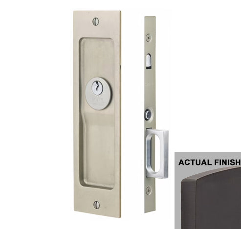 ##Antique Hardware## Rustic Modern Rectangular Pocket Door Mortise Lock (Several Functions Available)