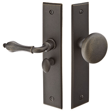 Antique Hardware 6 Inch Sandcast Bronze Screen Door Lock with Rectangular Style SCREEN DOOR