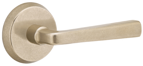 ##Antique Hardware## Sandcast Cimarron Lever With Disk Rosette