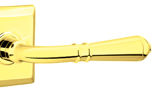 Antique Hardware Emtek Solid Brass Turino Lever With Quincy Rosette (Many Finishes Available) EMTEK LEVER DOOR KNOB