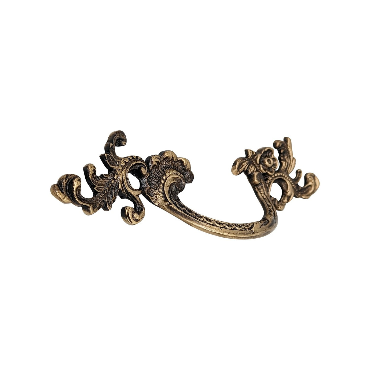 ##Antique Hardware## 6 1/2 Inch (3.125" c-c) Filigree Rococo Pull (Several Finishes Available)