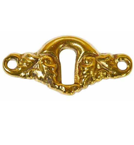 ##Antique Hardware## 1 5/8 Inch Solid Brass Escutcheon Key Hole