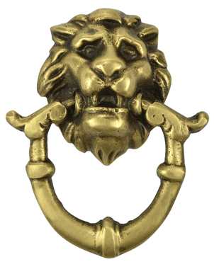 Antique Hardware 2 4/5 Inch Solid Brass Lion Drop Drawer Ring Pull RING PULL