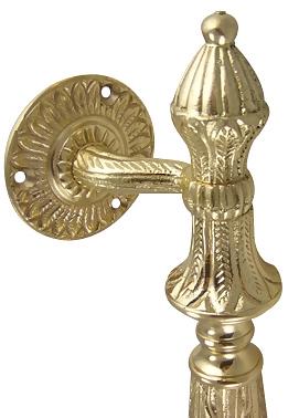 ##Antique Hardware## 15 1/2 Inch Large Solid Brass Door Pull