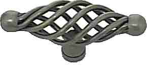 Antique Hardware 2 3/4 Inch Old World Forged Iron Birdcage Cabinet & Furniture Knob CABINET KNOB