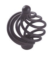 Antique Hardware 1 5/8 Inch Large Iron Birdcage Cabinet & Furniture Knob ANTIQUE CABINET HARDWARE