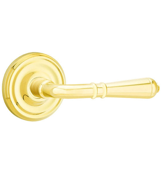 ##Antique Hardware## Emtek Solid Brass Turino Lever With Regular Rosette (Many Finishes Available)