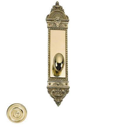 ##Antique Hardware## Solid Brass L'Enfant Style Oval Door Knob Set