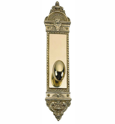 ##Antique Hardware## Solid Brass L'Enfant Style Oval Door Knob Set