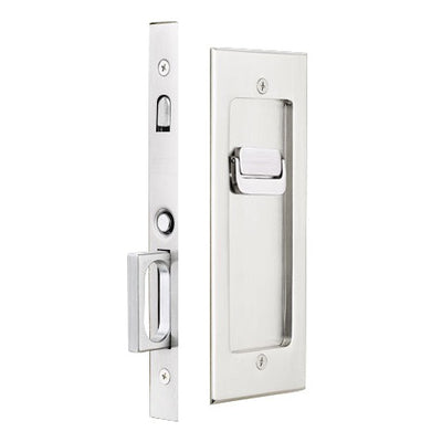 ##Antique Hardware## Modern Rectangular Pocket Door Mortise Set (Several Functions Available)