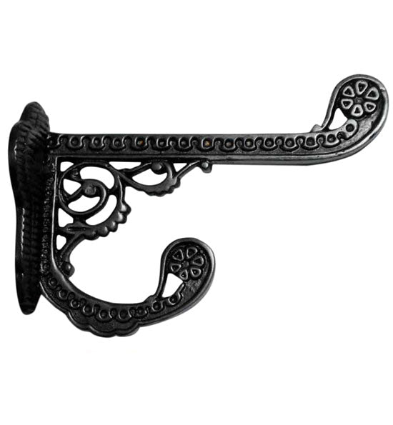 ##Antique Hardware## Solid Cast Brass Victorian Eastlake Style Hook (Several Finishes Available)