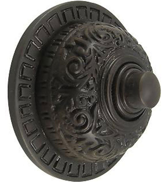 ##Antique Hardware## 2 7/8 Inch Diameter Eastlake Doorbell