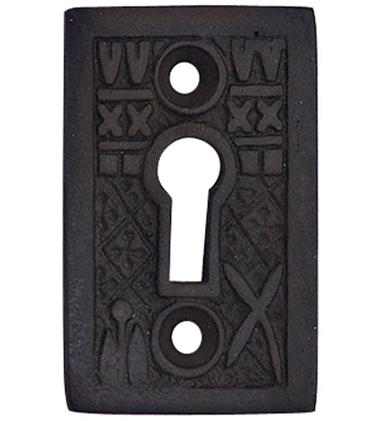 ##Antique Hardware## Solid Brass Tiny Key Hole Cover