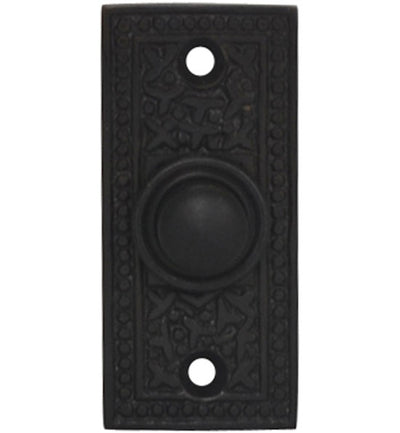 ##Antique Hardware## Solid Brass Rice Pattern Door Bell (Several Finishes Available)