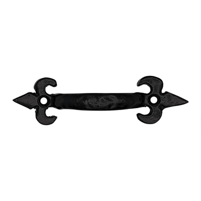 ##Antique Hardware## 4 1/4 Inch Solid Brass Colonial Style Pull (Flat Black Finish)