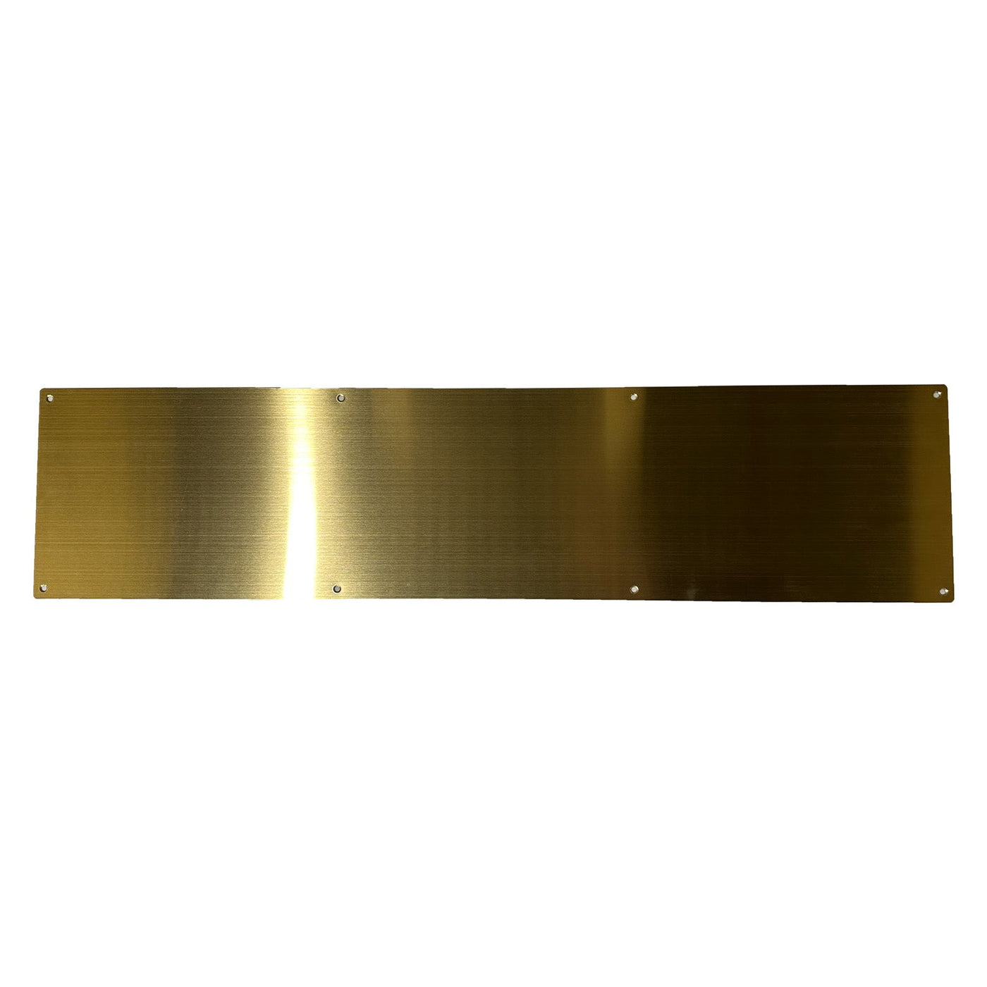 Antique Hardware 6 Inch x 34 Inch Stainless Steel Kick Plate (Polished Brass Finish) 