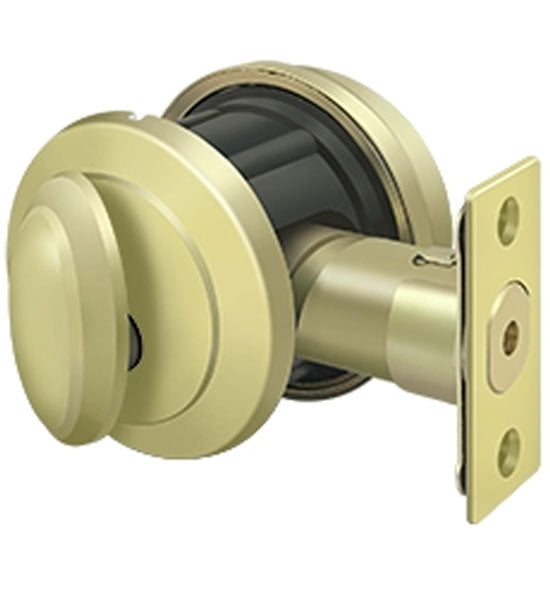 ##Antique Hardware## Deltana Low Profile Port Royal Deadbolt Lock Grade 2