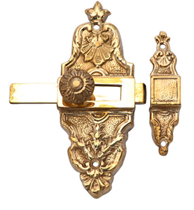 ##Antique Hardware## 4 5/8 Inch Tall French Door or Cabinet Slide Bolt Latch (Several Finishes Available)