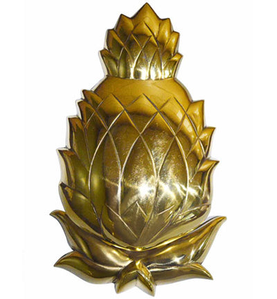 ##Antique Hardware## Pineapple 7 1/2 Inch Brass Door Knocker (Several Finishes Available)