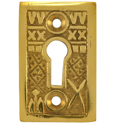 ##Antique Hardware## Solid Brass Tiny Key Hole Cover