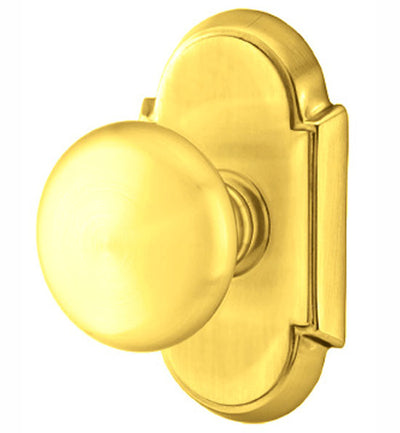 ##Antique Hardware## Solid Brass Providence Door Knob Set With # 8 Rosette (Several Finish Options)