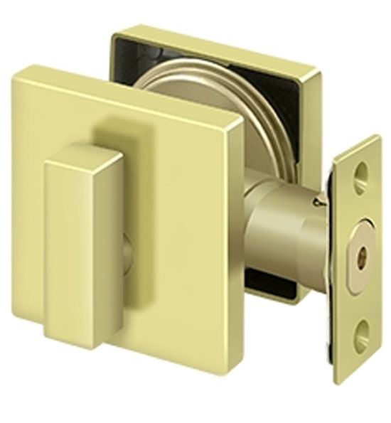 ##Antique Hardware## Deltana Low Profile Square Deadbolt Lock Grade 3