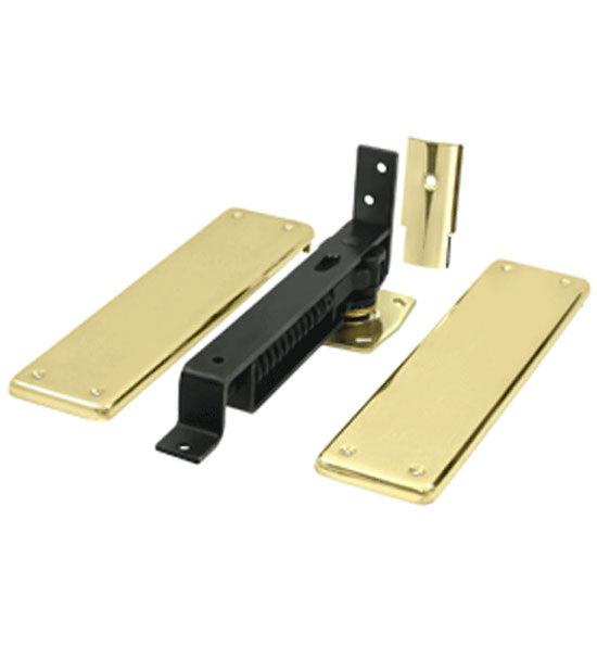 ##Antique Hardware## Double Action Solid Brass Spring Hinge