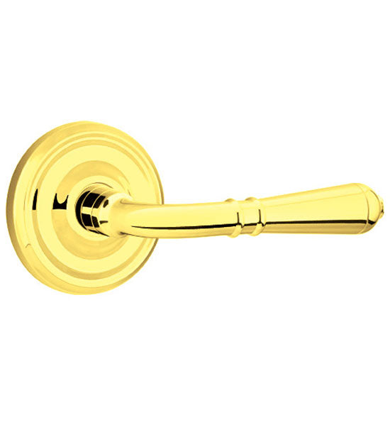 ##Antique Hardware## Emtek Solid Brass Turino Lever With Regular Rosette (Many Finishes Available)