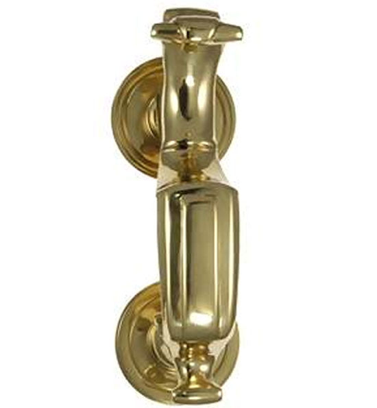 ##Antique Hardware## Traditional 6 1/2 Inch Brass Doctor's Door Knocker (Several Finishes Available)