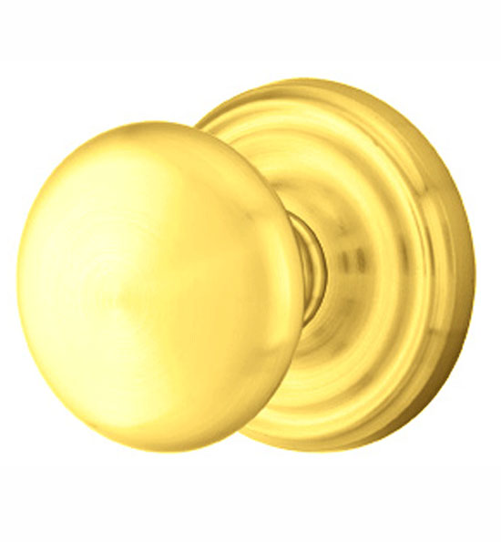 ##Antique Hardware## Solid Brass Providence Door Knob Set With Regular Rosette (Several Finish Options)