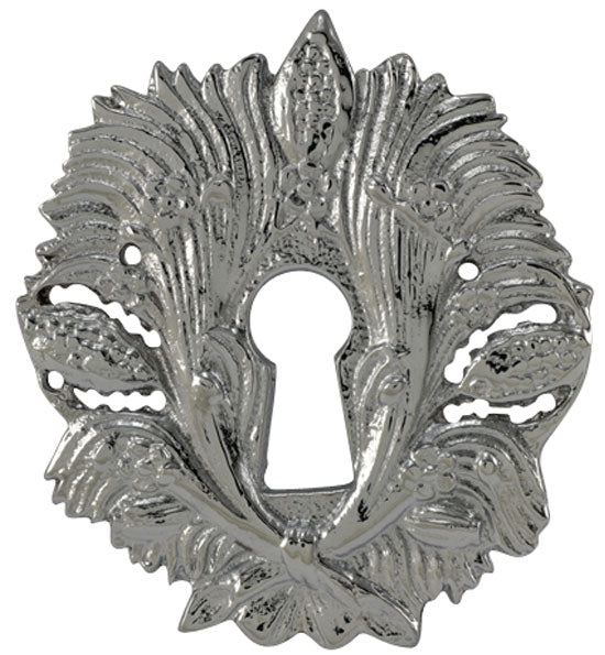 ##Antique Hardware## Solid Brass Harvest Key Hole Cover