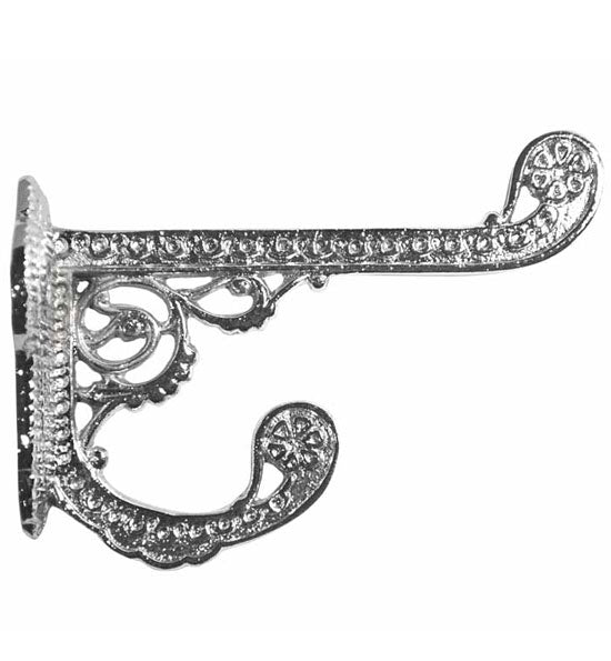 ##Antique Hardware## Solid Cast Brass Victorian Eastlake Style Hook (Several Finishes Available)