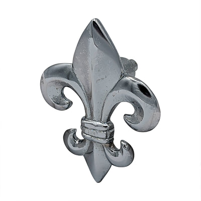 ##Antique Hardware## 2 5/8 Inch Large Oversized Antique Fleur de Lis Cabinet & Furniture Knob (Several Finishes Available)