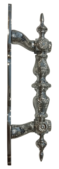 Antique Hardware 6 1/4 Inch Solid Brass Victorian Style Handle Pull (Polished Chrome Finish) CABINET PULL