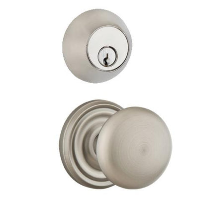 ##Antique Hardware## Emtek Regular Entryway Set with Providence Round Brass Knob (Several Finishes Available)