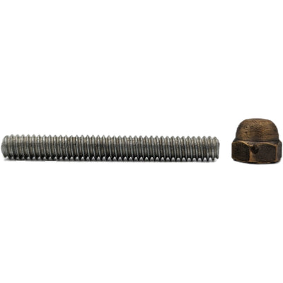 Antique Hardware 1/4"-20 Threaded Machine Screws with Acorn Nuts BOLTS