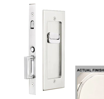 ##Antique Hardware## Modern Rectangular Pocket Door Mortise Set (Several Functions Available)