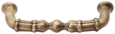 Antique Hardware 5 Inch Overall (4 1/3 Inch c-c)  Solid Brass Victorian Style Pull CABINET PULL