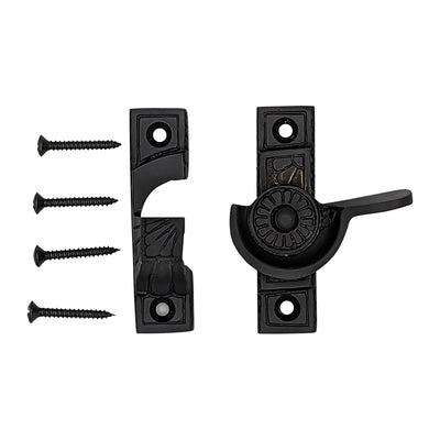 ##Antique Hardware## Solid Brass Art Deco Style Window Sash Lock