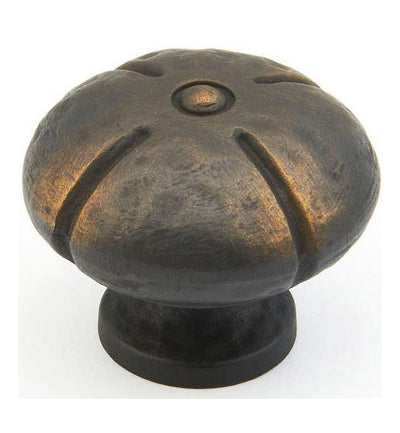 Antique Hardware 1 3/8 Inch Siena Round Hand-Hammered Cabinet & Furniture Knob CABINET KNOB