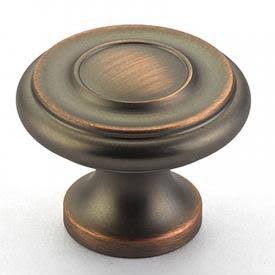 ##Antique Hardware## 1 1/4 Inch Colonial Round Cabinet and Furniture Knob