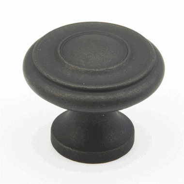 ##Antique Hardware## 1 1/4 Inch Colonial Round Cabinet and Furniture Knob