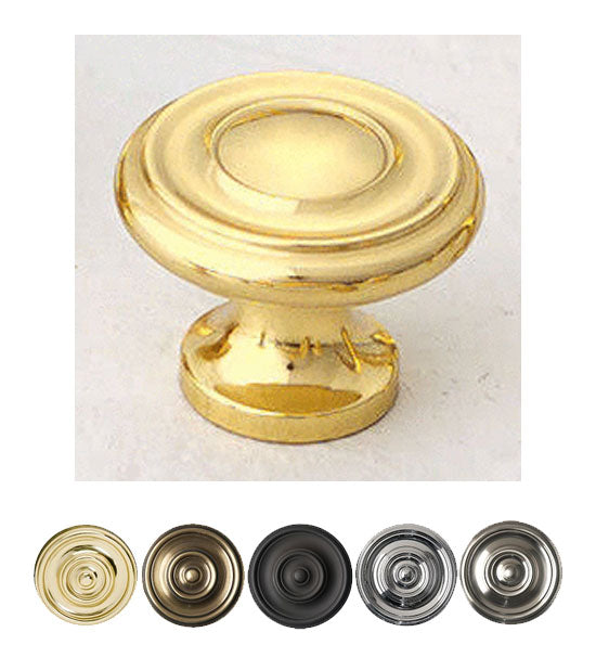 ##Antique Hardware## 1 1/2 Inch Large Traditional Colonial Style Round Cabinet & Furniture Knob