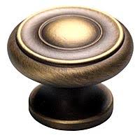 ##Antique Hardware## 1 1/2 Inch Large Traditional Colonial Style Round Cabinet & Furniture Knob