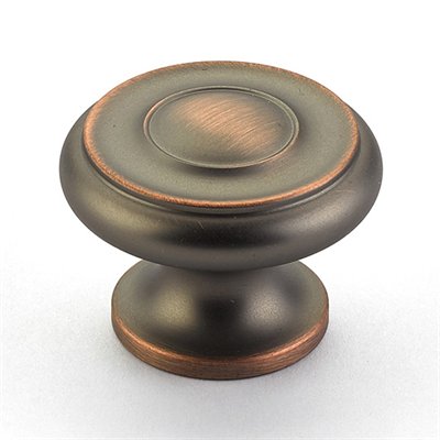 ##Antique Hardware## 1 1/2 Inch Large Traditional Colonial Style Round Cabinet & Furniture Knob